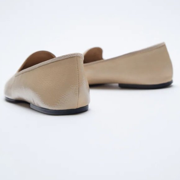 Zara Patent finish flats loafers - Picture 4 of 8